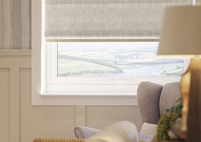 Nerida, Pearl - Roman Blind - Image 5